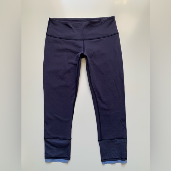 Rare Lululemon Mesh & Ruched Ankles Crop - Picture 2 of 6